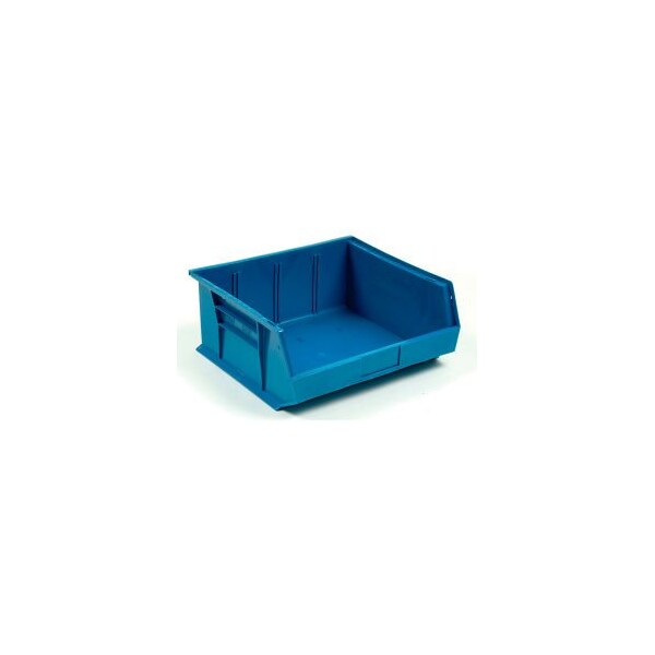 Quantum Storage Systems Hang & Stack Storage Bin, Plastic, Blue, 6 PK QUS250BL** - main